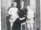Babcia Julia Bistroń z synami Julkiem i Tadziem