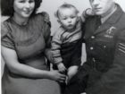 Władysława Kondracka (Grębowiec) z mężem Stanisławem i synem Ryszardem - Wlk. Brytania 1947 r.