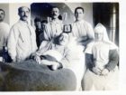 E. Dębicki podczas pobytu w szpitalu. 1918 r.