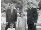 Piotr Kibała z żoną Julą, córeczką Lilianną i małą Wandzią Czachor - Park Stryjski