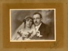 Zdjęcie ślubne Cezaryny i Eugeniusza Dębickich. Lwów 1925 rok