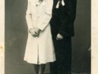 Ślub Janiny i Tadeusza Gniewków. Sokal 1942