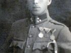 Antoni Hołowaty (1892 - 1976) podczas służby w armii austro-węgierskiej. Zdjęcie wykonano we Lwowie ok. 1916 r.